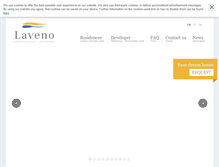 Tablet Screenshot of laveno-realestate.com
